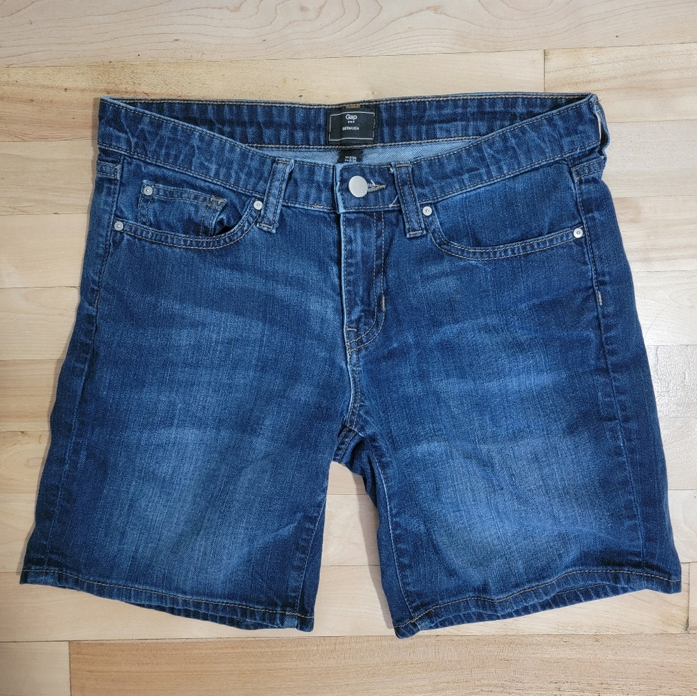 Gap Blue Jean Shorts Size 2